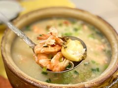 虾鲍鱼砂锅粥-得记得潮州海鲜砂锅粥(宝业路店)
