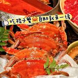 第一个想到来一绪吃梭子蟹自助的是甜菜！！！