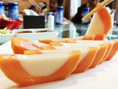 冰心木瓜-金杏·粘卷子 烤鸭 农家菜