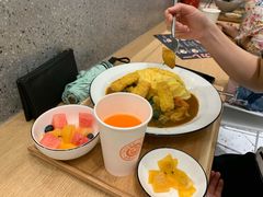 炸虾排咖喱蛋包饭-池奈·咖喱蛋包饭(熙地港店)