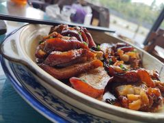 -古榕农庄·桑拿簸箕菜·招牌泥焗鸡(清远长隆店)