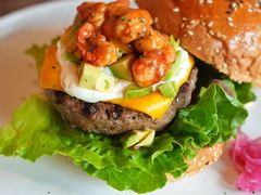 美式小龙虾芝士牛肉汉堡-Lets burger非常汉堡·环球风味(蓝色港湾店)