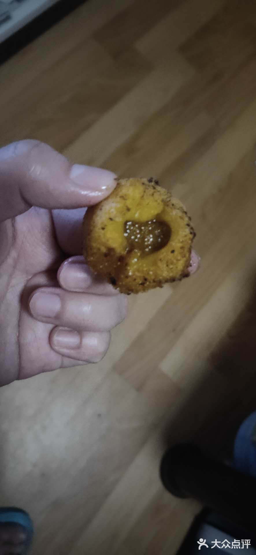 不要烫到嘴，觉得炸元宵不够又弄了个油条