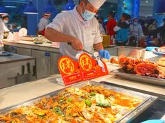 自助取餐区-帝企鹅自助餐厅•儿童岛•真企鹅(长隆企鹅酒店)