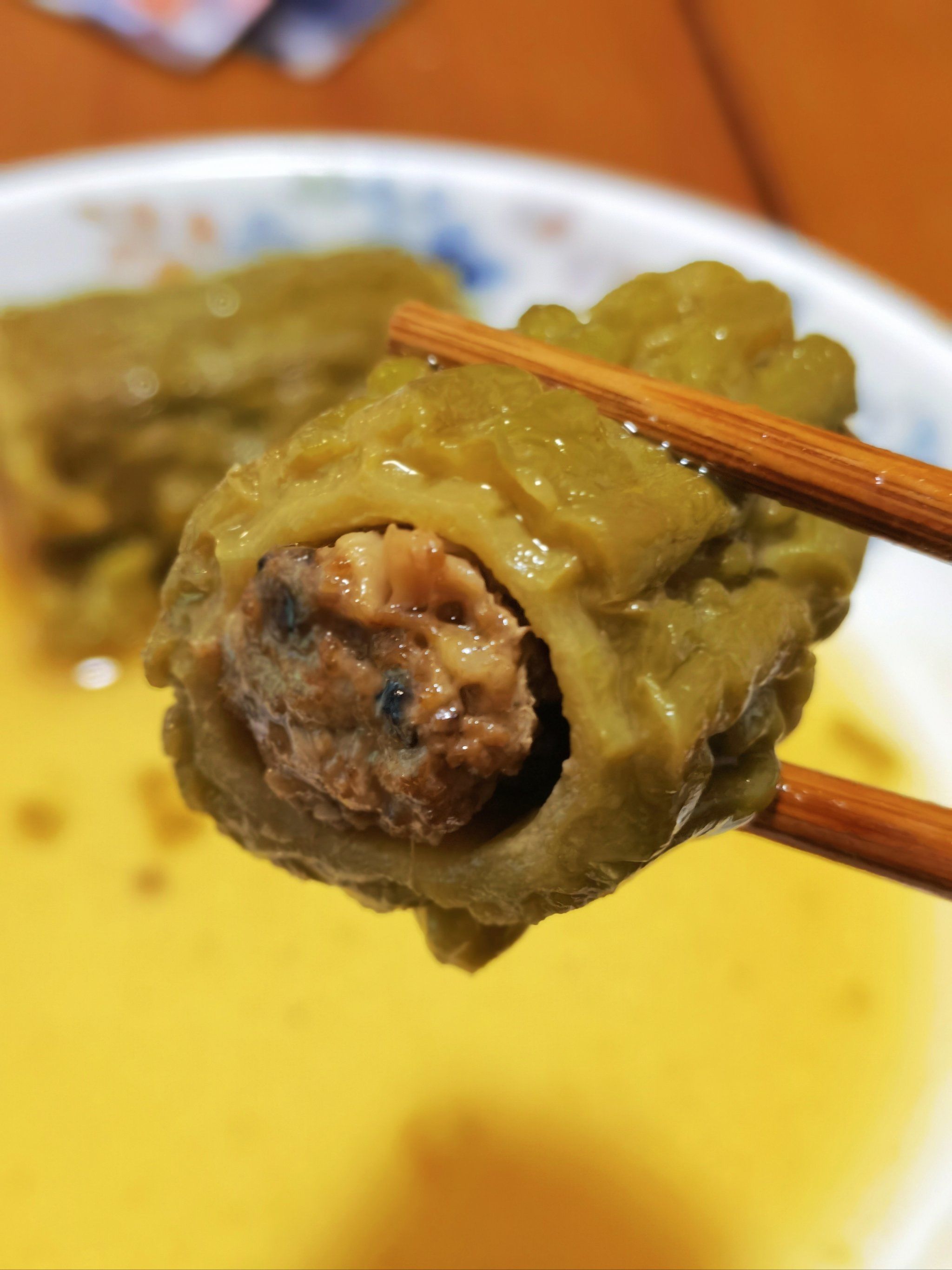 甘香味美  这样的酿苦瓜你们吃过吗
