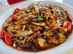 肝腰合炒-柏合黄记豆腐皮饭店
