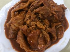 炒辣肉-满口香饭店