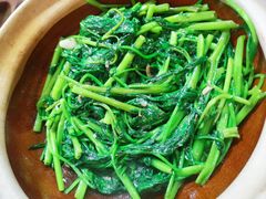 啫啫虾酱空心菜-熠盛粤味(永康路店)