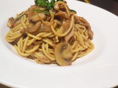 野菌菇鸡肉意大利面-菲滋意式餐厅(加州阳光二店)