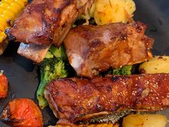bbq秘汁嫩烤猪肋排-必胜客(上海新南方商城PH店)