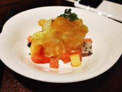 珊汁芝麻虾-杭州西子湖四季酒店·金沙厅