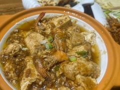 -东来菜馆•手抓海鲜家常菜•海鲜锅贴(鸽子窝店)