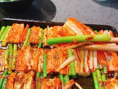 烤蟹柳蒜苗-一棠龙虾•王牌虾球(楚河汉街店)