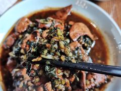 咸菜炒猪肝-双塔老饭店
