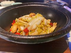 煲仔豆豉娃娃菜-绿茶餐厅(布吉万象汇店)