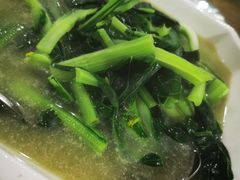 上汤浸迟菜心-油田美食农庄