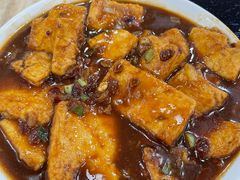 锅塌豆腐-北京龙庆四季香农家饭庄·灶台鱼·碳烤虹鳟鱼(龙庆峡店)