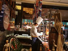 自助取餐区-北京希尔顿逸林酒店-逸轩西餐厅-自助餐厅