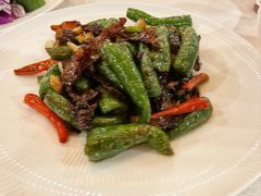 樟树港辣椒炒腊肉-北京建国饭店四季中餐厅