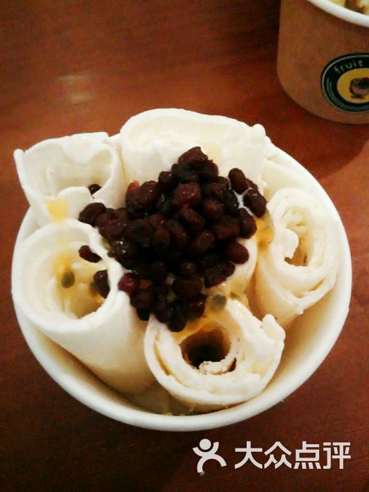 fruit炒酸奶炒牛奶(百香果)图片 - 第1张