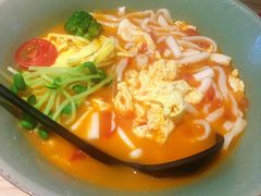 番茄菌菇鸡蛋面-陳八两面家(滨江天街店)