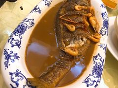 河虾烧黄鱼-金陵夜猫子私房菜(茂业天地店)