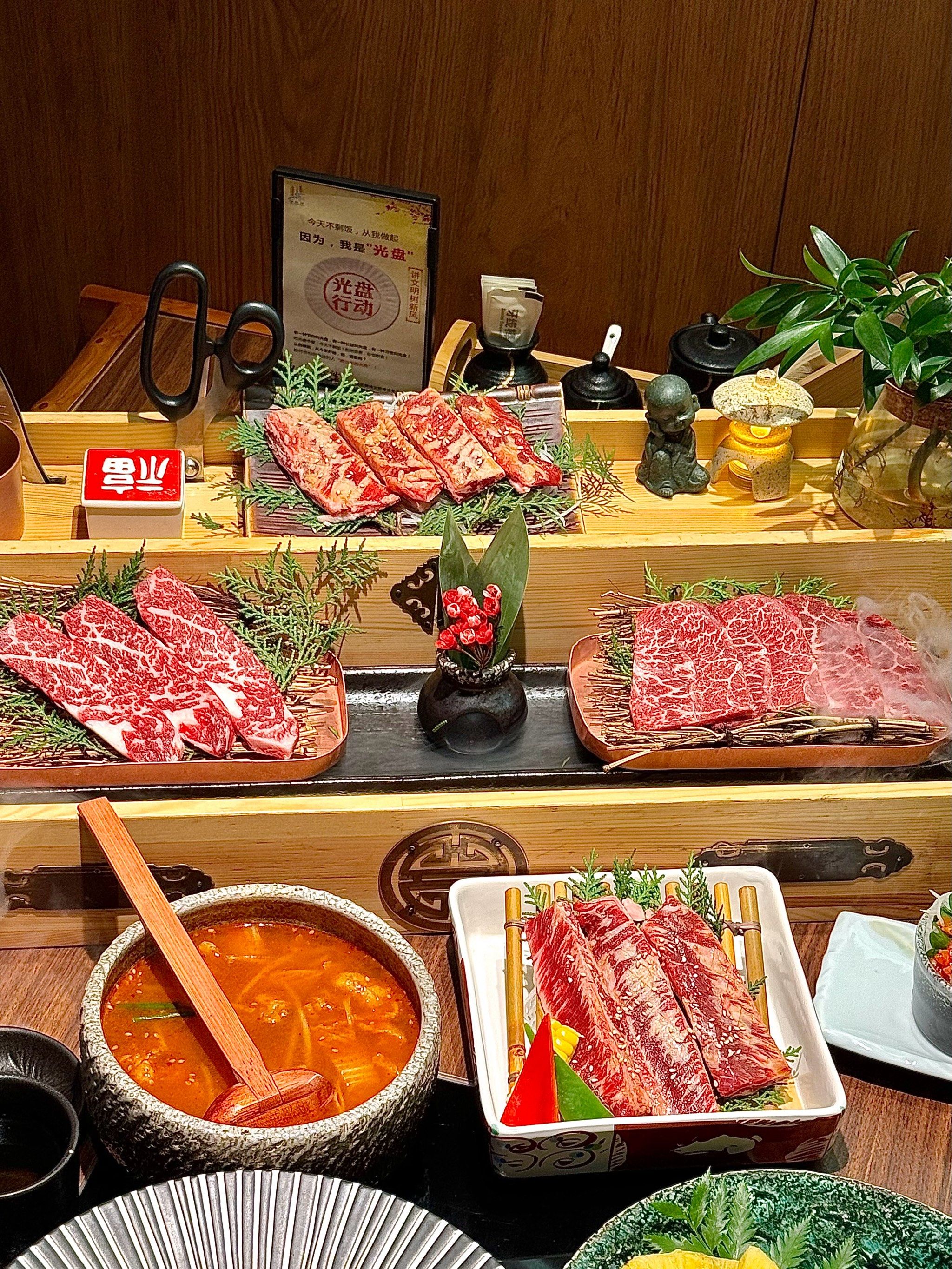 真材实料才能做出好味道 
#和牛 
#吃货的探店日记 
#日式烤肉