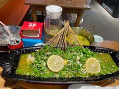 青椒烤鱼片-成都吃客(九眼桥店)