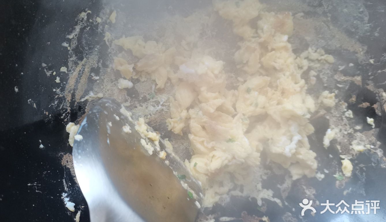 水炒蛋，青椒肉丝面