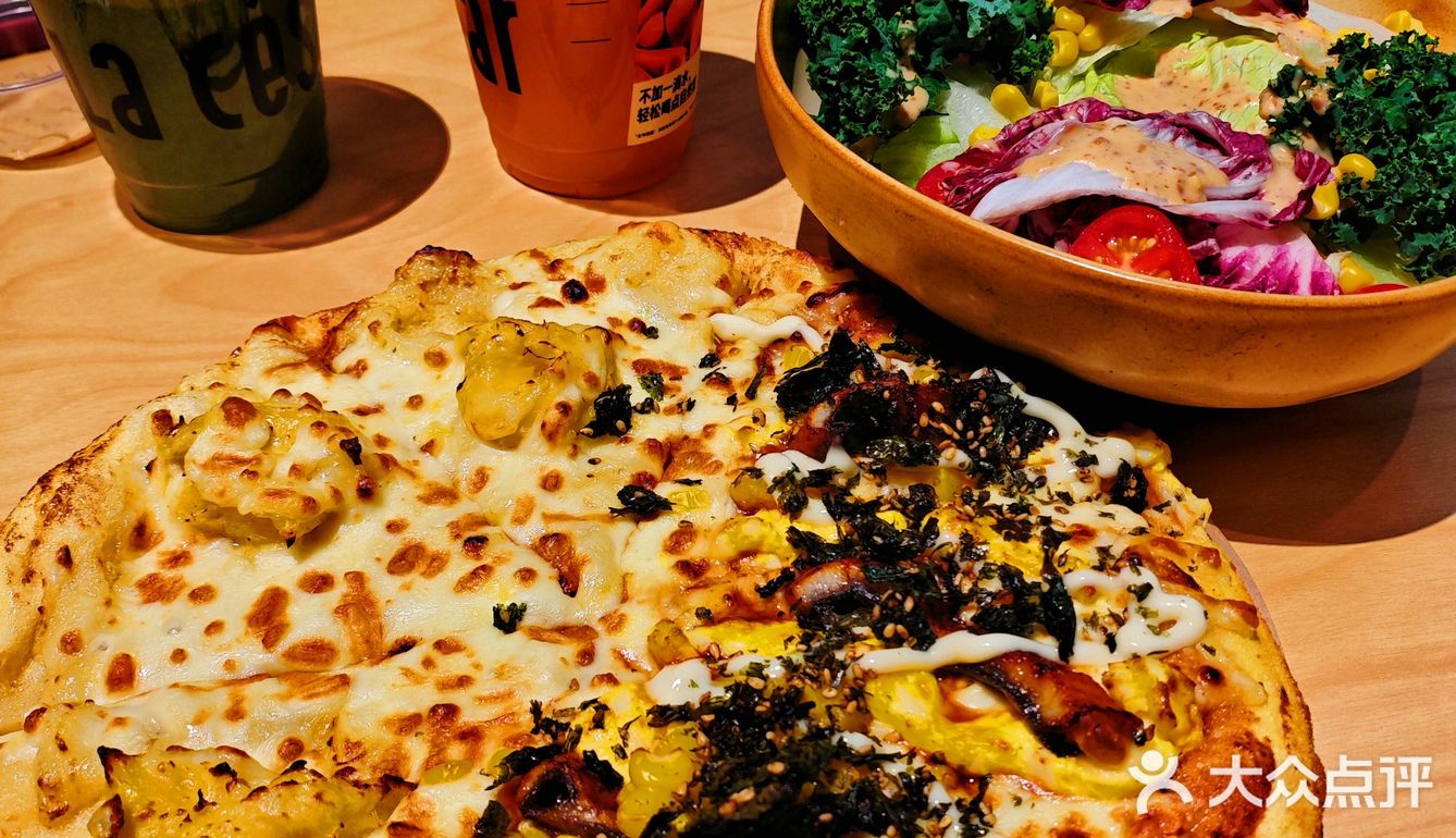 🍕深圳打工人减脂秘密基地！榴莲鳗鱼双拼披萨