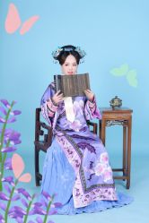 -后宫·古装汉服京剧儿童亲子全家福摄影