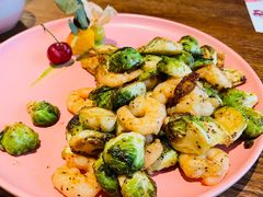 甘蓝虾仁-甜阿姨·天台花园私房菜(万松园店)