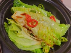 白灼生菜-恭喜上堓砂锅焗·海鲜大排档(闵行龙湖店)