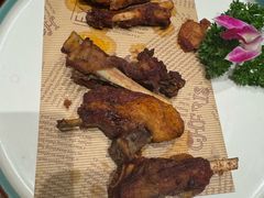 蔬菜汁烤羊排-銘悦阁烤鸭店
