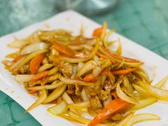 葱烧肉-百花渔村