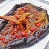 和烧烤店一个味道的蒜蓉烤茄子