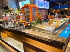 自助取餐区-韩京炭火烤肉自助料理(柯桥万达店)
