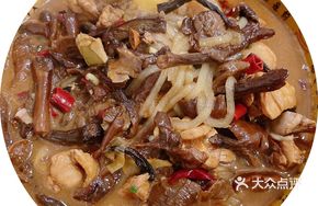 Chicken Stewed with Wild Mushrooms