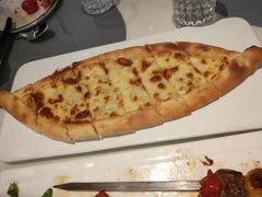 蘑菇奶酪皮塔-伊斯坦布尔土耳其清真咖啡餐厅