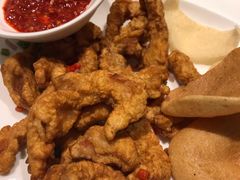 椒盐排条配虾片-老人和饭店(淮海中路店)
