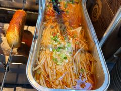 锡纸烤金针菇-很久以前羊肉串(中山公园店)