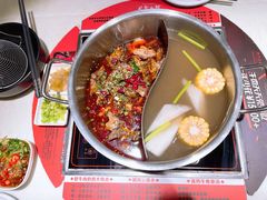 鲜鸳鸯牛杂锅底-潮牛海记•潮汕牛肉火锅•醉鸡煲•粿条汤(通北路店)