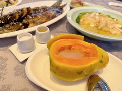 木瓜炖雪蛤-山外山菜馆(玉泉路店)