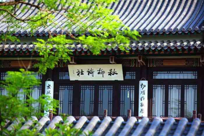 秋柳诗社-"经常逛大明湖的人肯定会看到这样一个景点叫.