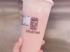 奶酪粉桃-LELECHA乐乐茶(上海五角场万达广场店)