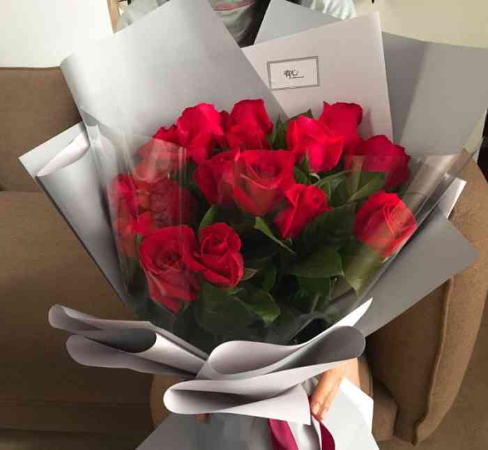 有心鲜花(石牌东店)-"花束太美了,一如既往的新鲜,色调很高级,.