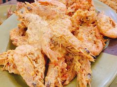 咸蛋黄金沙虾-贞姨美食·老字号海鲜大排档