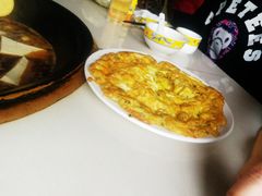 香椿煎鸡蛋-大鹅岛灶台鱼·铁锅炖(水库路店)