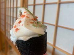 抹茶双拼冰淇淋-隐泉京望日式料理(太和广场店)