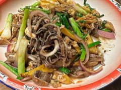 姜葱炒鲜牛柏叶-广府乡下·饭庄(新港东路店)